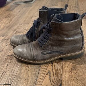 Freebird by Steven Dark Brown Leather Boots